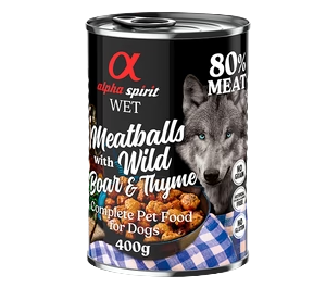 Alpha Spirit - Lata Albóndigas Jabalí y Tomillo