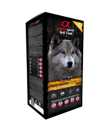 Alpha Spirit es un pienso semihúmedo no extrusionado para perros que conserva mejor las propiedades de sus nutrientes. 85% de carnes y pescados frescos. Sin cereales. Tienda de alimentación animal en La Puebla de Montalbán, Shop Animal Spirit. Envíos a domicilio. Tienda de mascotas.