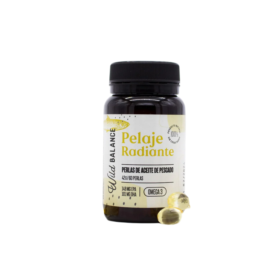 Pelaje Radiante - Cápsulas de Omega 3 - Wild Balance
