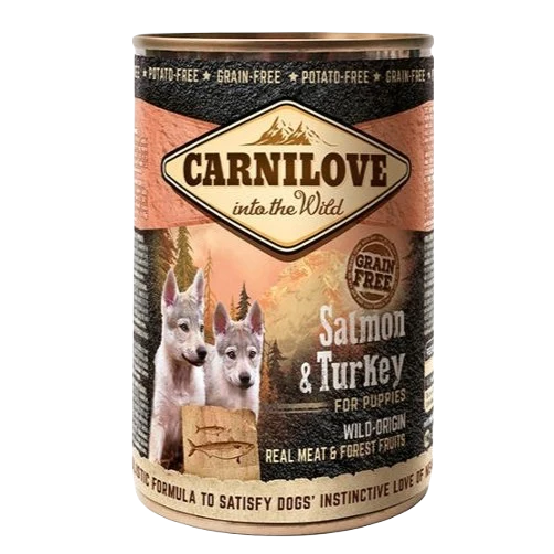 Carnilove Lata Salmón y Pavo Puppy 400g
