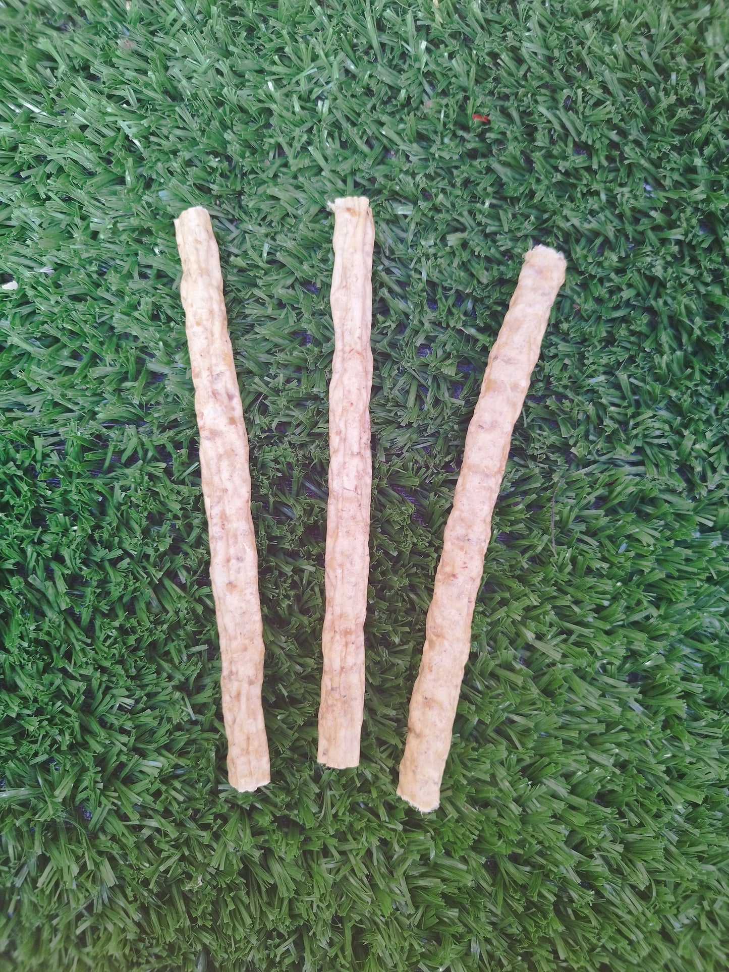 Palitos de ternera y tripa verde