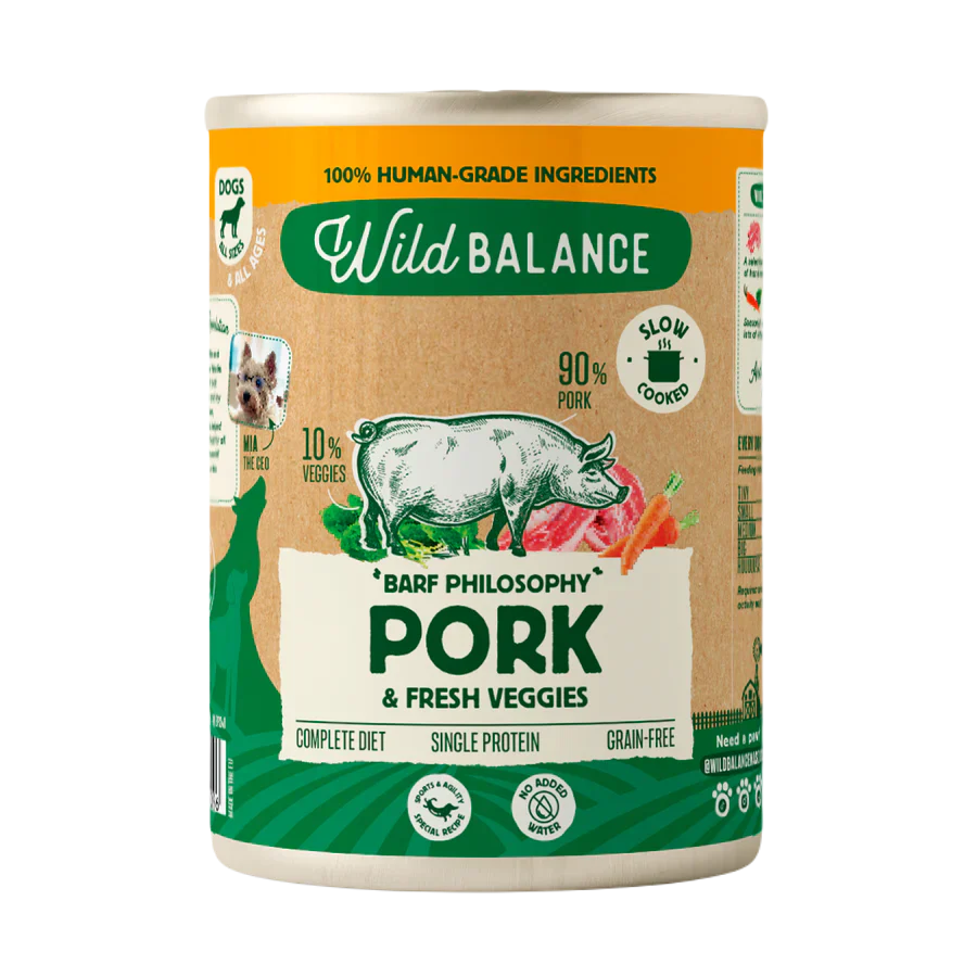 Wild Balance - Lata Cerdo con verduras frescas Cocinado