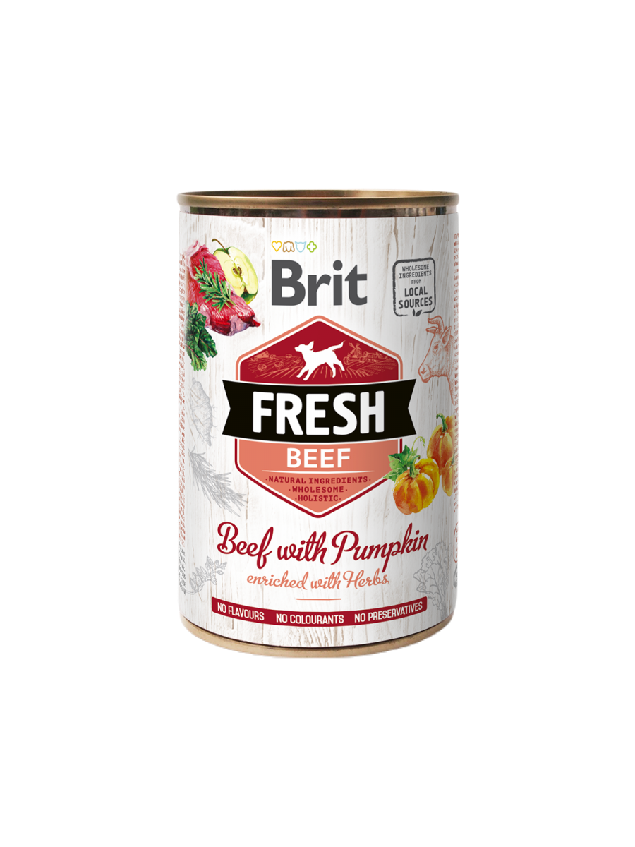 Brit Fresh - Lata Ternera y Calabaza 400g