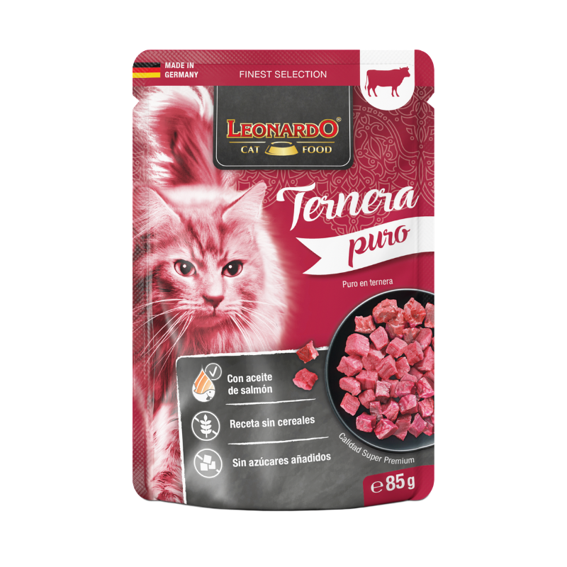 Leonardo Finest Selection Puro Ternera para gatos