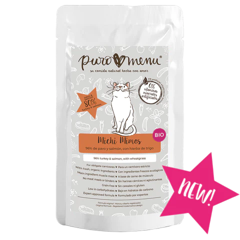 Puromenu - Sobre Menú Michi Mimos (Pavo y Salmón)