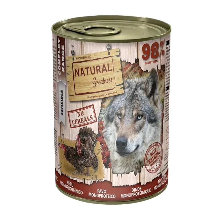 Natural Greatness Monoproteico - Lata Pavo