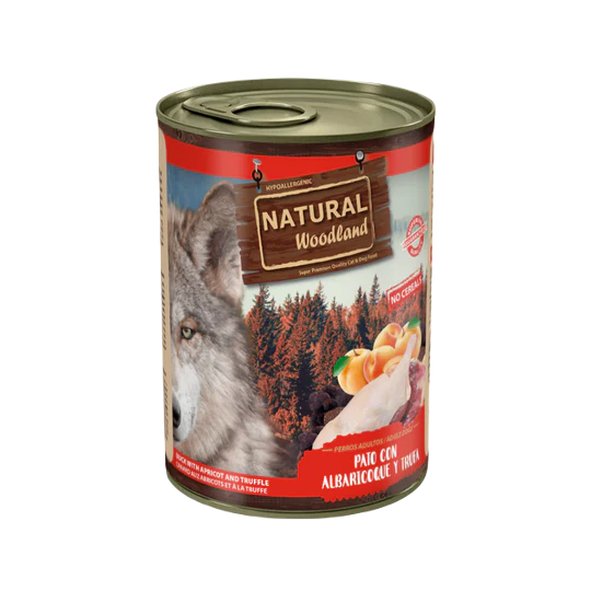 Natural Woodland - Lata Pato con albaricoque y trufa