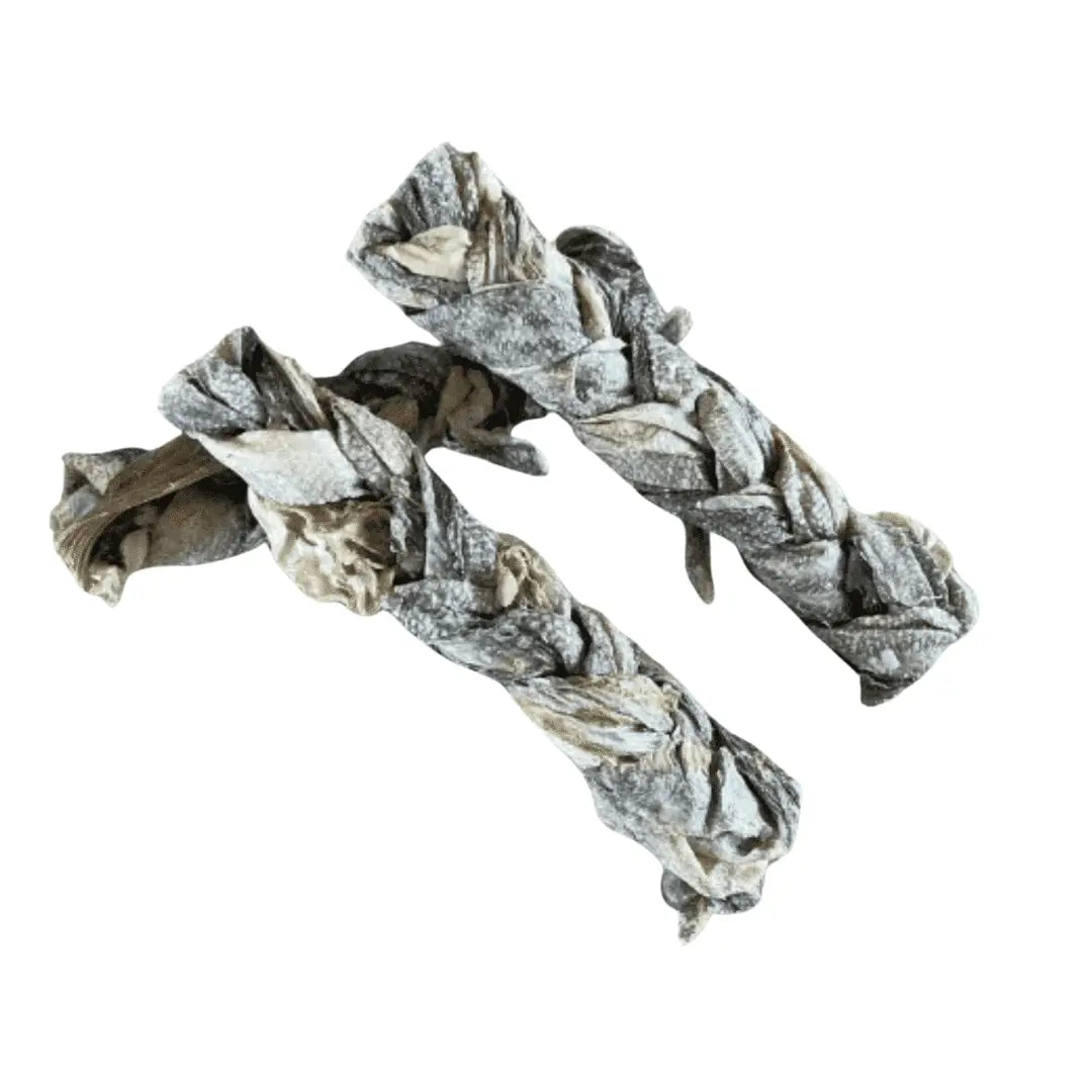 Snack natural Trenza de Bacalao para perros