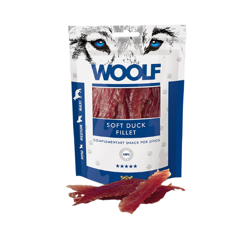 Snack Woolf filetes de pato para perros y gatos