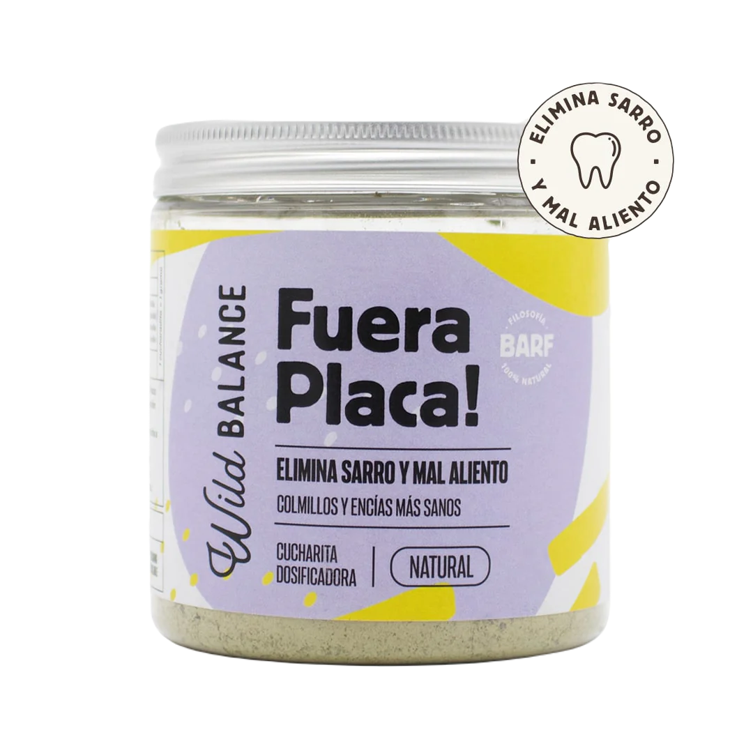 FUERA PLACA! - elimina sarro y mal aliento - Wild balance 100g