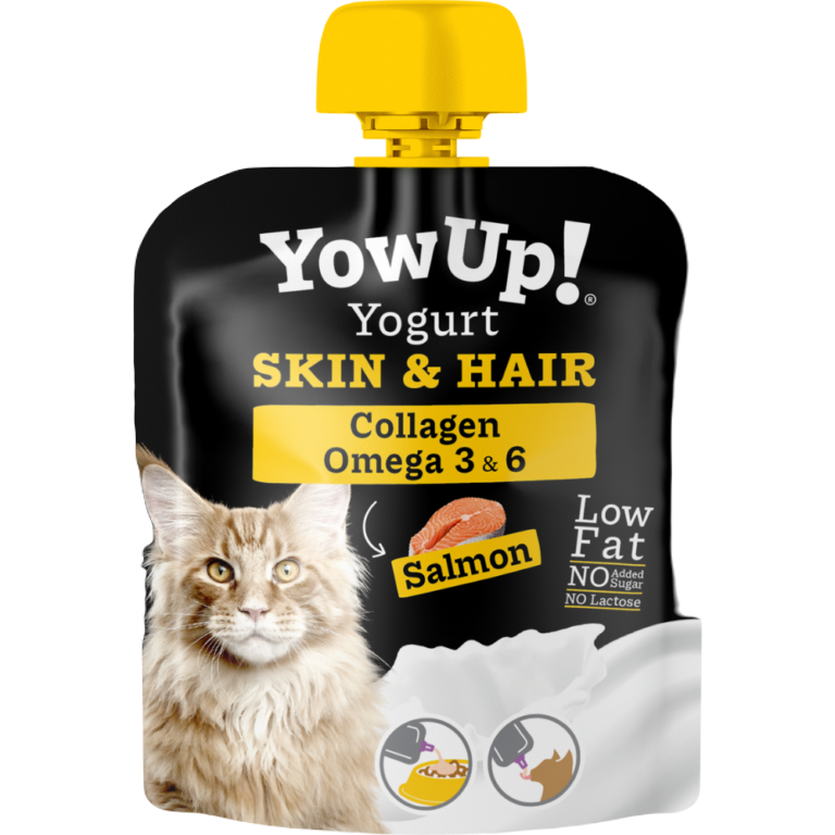 Yow Up - Yogur Salmón Skin&Hair para gatos