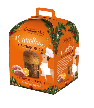 Canettone Pato a la naranja para perros