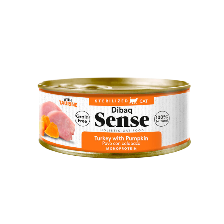 DIBAQ SENSE CAT Esterilizado Pavo con calabaza Grain Free