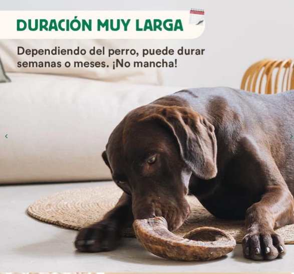 Los cuernos de cabra de Wild Balance son un mordedor 100%natural ideal para prevenir y eliminar el sarro de nuestros perros. Sirven como entretenimiento y reducen el estrés. Descubre más productos en Shop Animal Spirit.