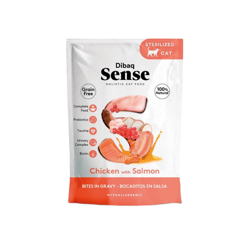 DIBAQ SENSE Bocaditos en Salsa Pollo con salmón