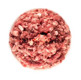 Nutricione BARF Todo carne de ternera cruda. 100%carne de ternera triturada y congelada. Apto para perros y gatos. Descubre más alimentación natural en www.shopanimalspirit.com