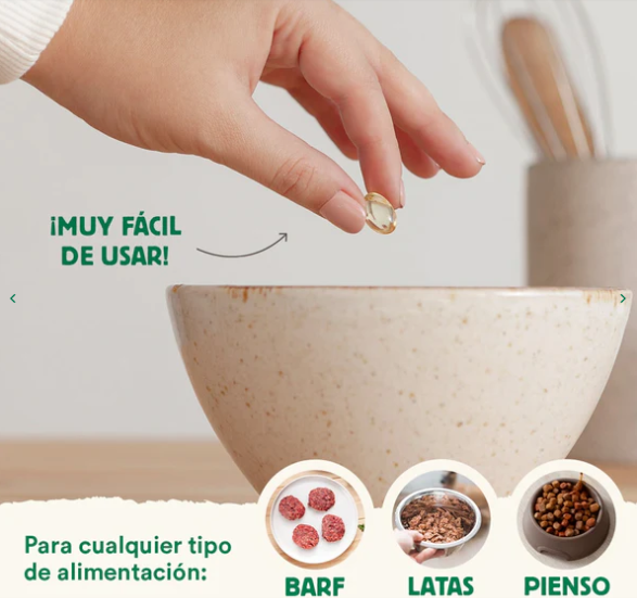 Las capsulas de Omega3 de Wild Balance son perfectas para la salud de la piel y pelo de nuestros peludos. Apto para perros y gatos. Descubre más en Shop Animal Spirit.