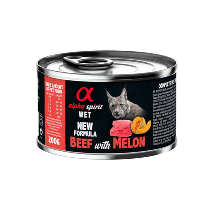 ALPHA SPIRIT Latas para Gatos  ternera con melón