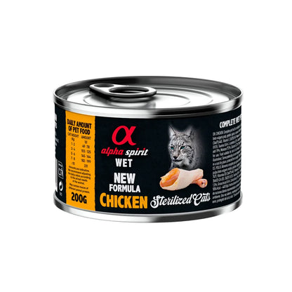 ALPHA SPIRIT Latas para Gatos  Pollo esterilizado