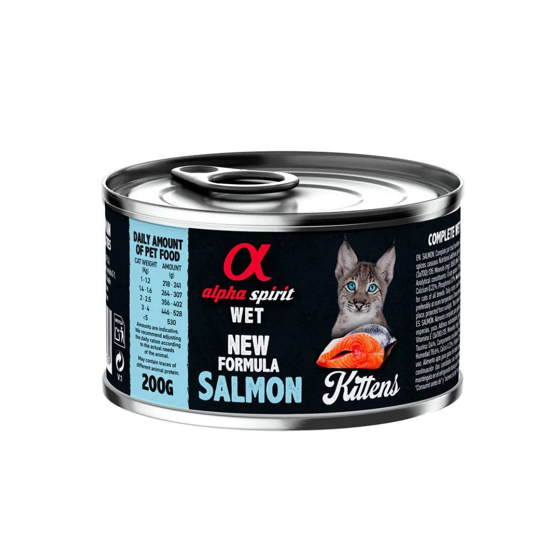 ALPHA SPIRIT Latas para Gatos  salmon kitten