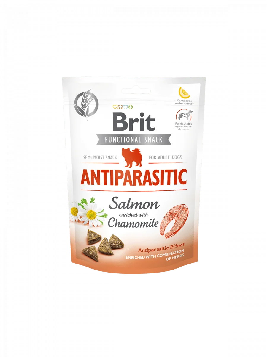 Brit Care Snack Funcional Semiblando Antiparasitario Salmón para perros