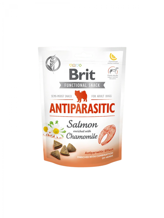 Brit Care Snack Funcional Semiblando Antiparasitario Salmón para perros