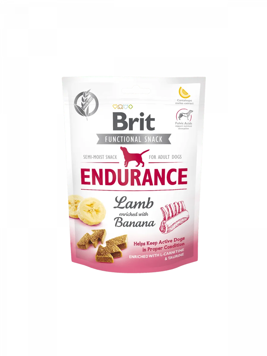 Brit Care Snack Funcional Semiblando Endurance  Cordero para perros