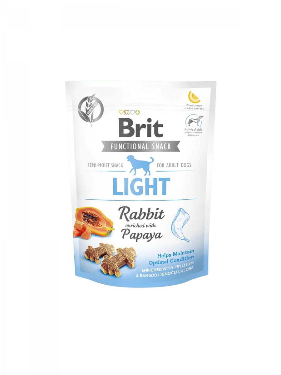 Brit Care Snack Funcional Semiblando Light Conejo para perros
