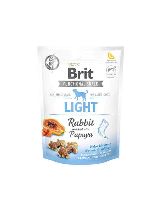 Brit Care Snack Funcional Semiblando Light Conejo para perros
