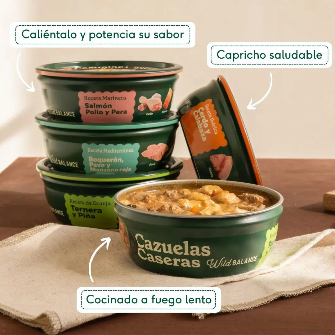 Wild Balance Cazuelas caseras para perros