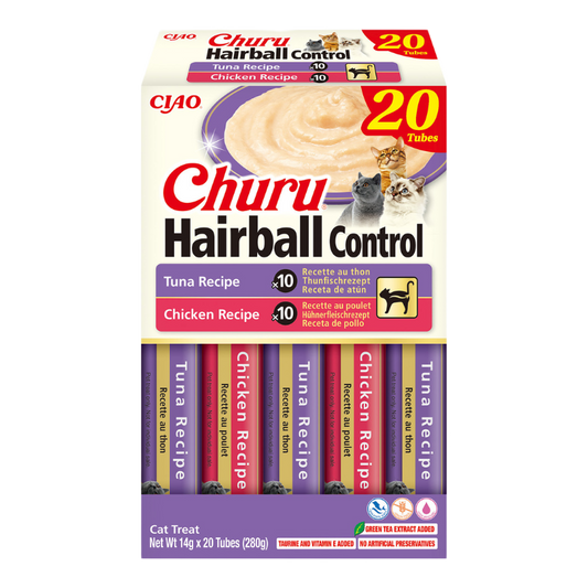 INABA Churu Caja variedades Hairball 20uds para gato
