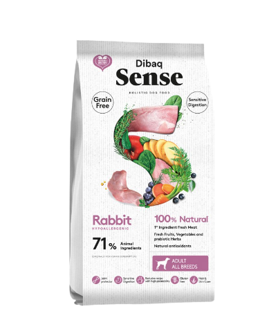 Pienso Dibaq Sense Grain free conejo para perros sin cereales