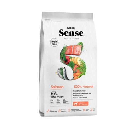 Dibaq Sense Grain Free Salmón para perros adultos. Sin cereales. Hipoalergénico.