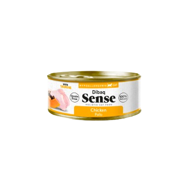 Dibaq Sense Cat Latita Grain Free de Pollo con papaya es una receta hipoalergénica elaborada con ingredientes 100% naturales.

Textura en fillets, atractivo para el paladar de los gatos que les permite mordisquear los trocitos desmigajados.
Hipoalergénico, ideal para alergias e intolerancias. 
Disponible en la Tienda de mascotas Shop Animal Spirit en La Puebla de Montalbán (Toledo).