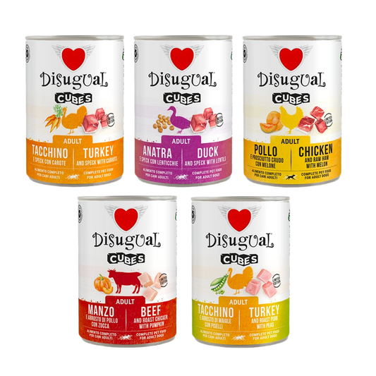 DISUGUAL Lata Cubes para perros