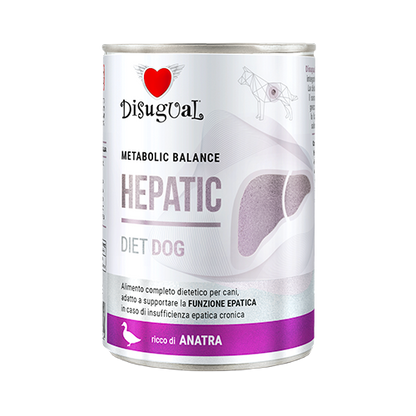 Latas DISUGUAL Hepatic para perros de pato