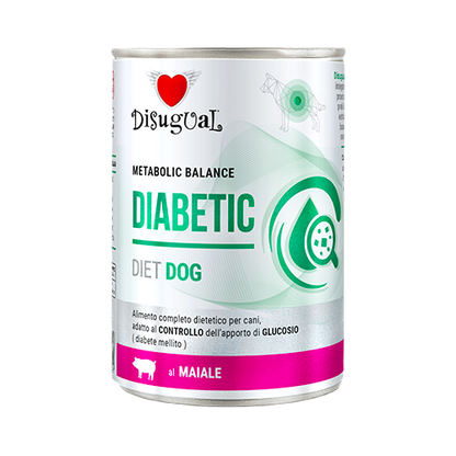 Disugual Lata Diabetic para perros de cerdo
