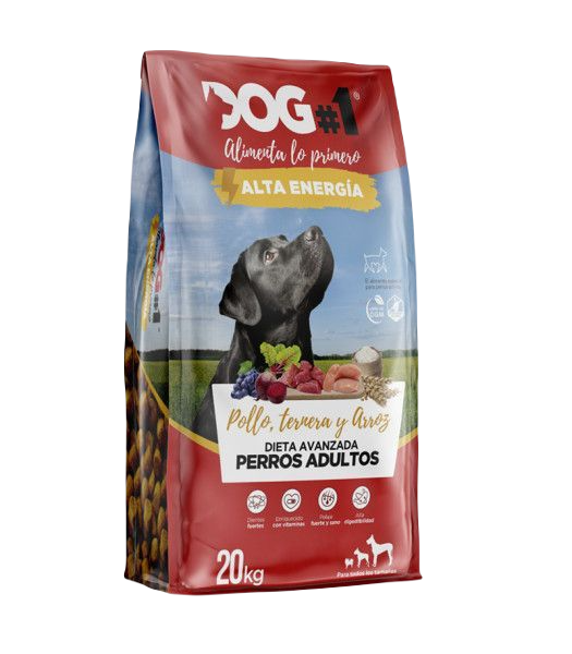 Dog #1 alta energía 20kg