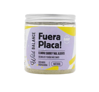 FUERA PLACA! - elimina sarro y mal aliento - Wild balance 100g