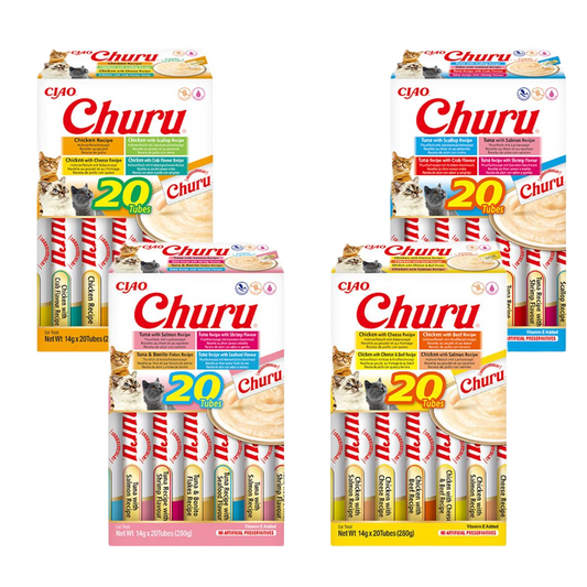 Inaba Churu Caja variedades 20uds para gato