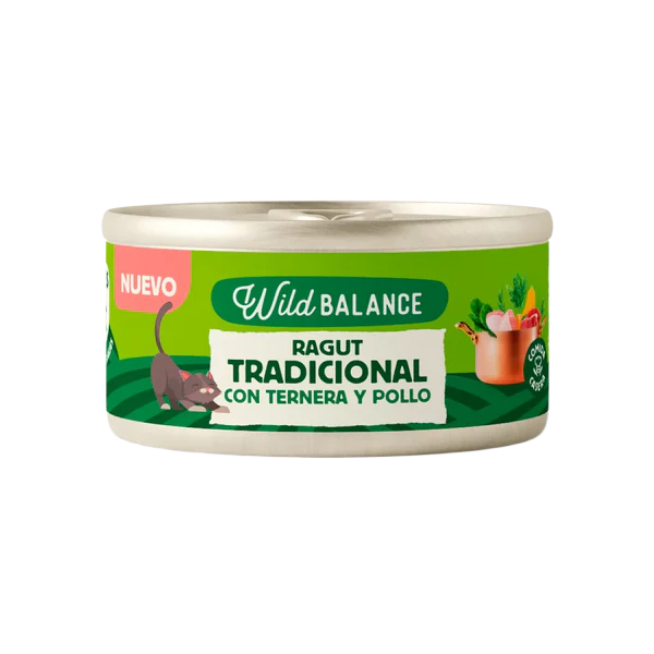 Wild Balance - Lata Ragut tradicional Ternera y Pollo