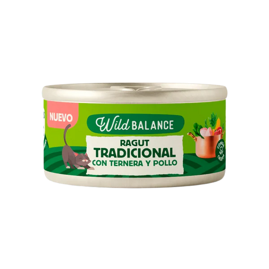 Wild Balance - Lata Ragut tradicional Ternera y Pollo
