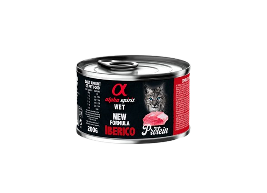 Las latas de Alpha Spirit para gatos de cerdo ibérico son ideales para alergias o intolerancias porque son monoproteicas y sin cereales, además de contar con múltiples beneficios. Descubre ofertas y más productos en Shop Animal Spirit