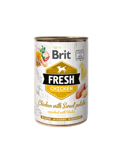 Brit Fresh Lata Pollo y Patata 400g