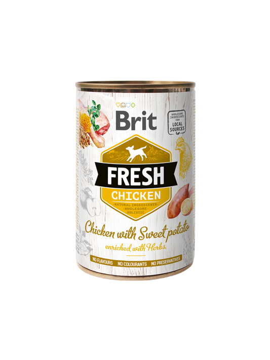 Brit Fresh Lata Pollo y Patata 400g