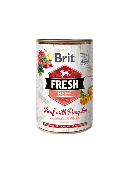 Brit Fresh - Lata Ternera y Calabaza 400g