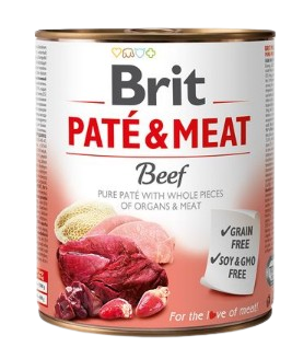 Brit Pate & Meat Ternera 800g