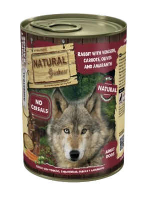 Natural Greatness - Lata Conejo con venado 400g