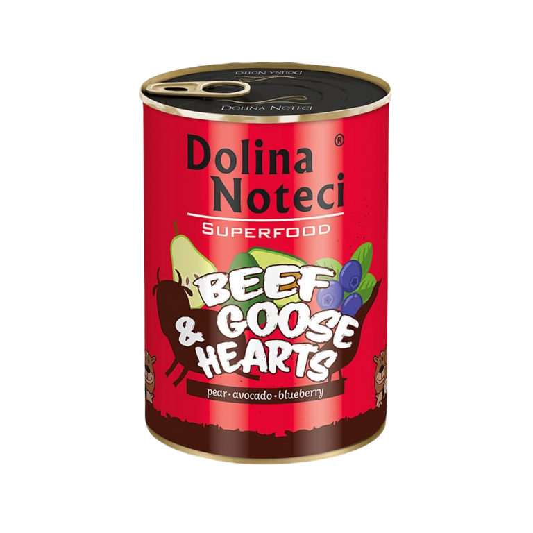 Dolina Noteci Superfood - Buey y corazones de oca 400g