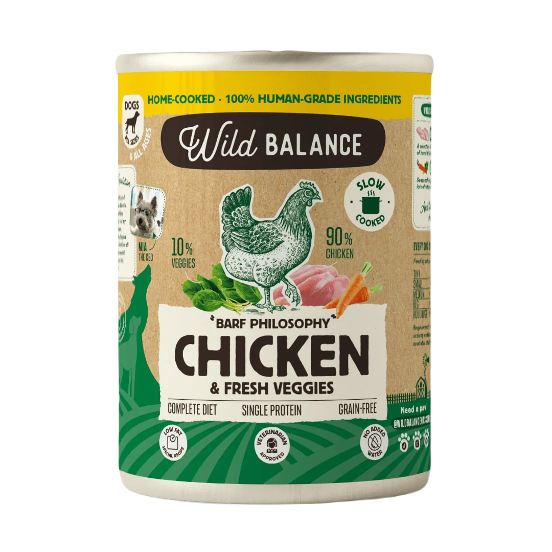 Wild Balance Lata Pollo Cocinado Menú Completo 400g